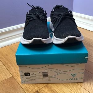 Vessi Men’s Everyday Waterproof Sneakers in Moonlight Black NO INSOLE